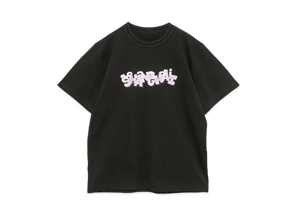 sacai x KAWS HOLIDAY Shanghai Tee "Black"