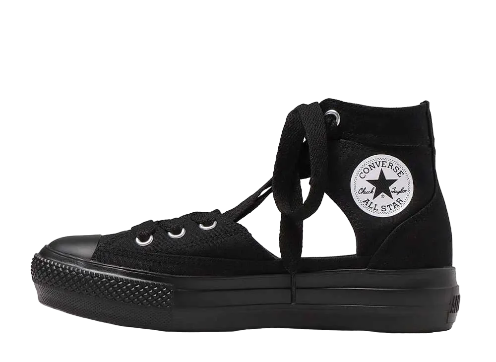 Converse All Star Light Plts Ghillie Hi "Black Monochrome"