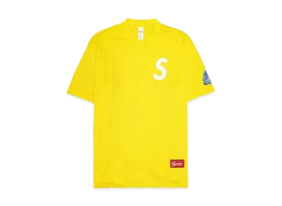 Supreme S Logo Baseball Henley "Yellow"