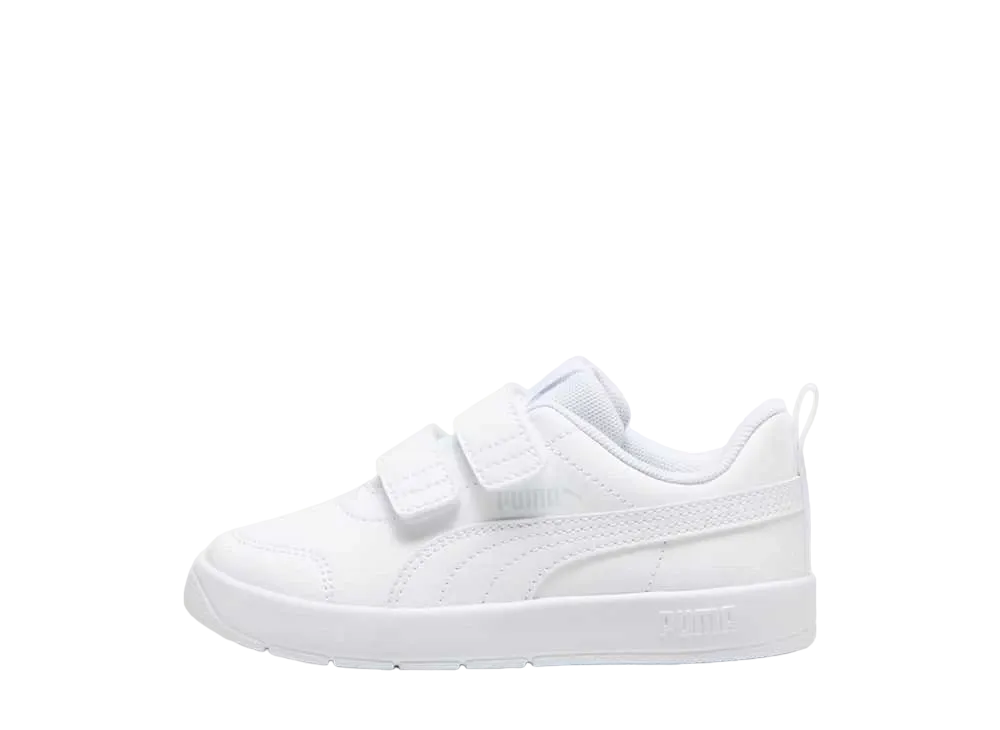 Puma PS Courtflex V3 V "Puma White/Silver Mist"