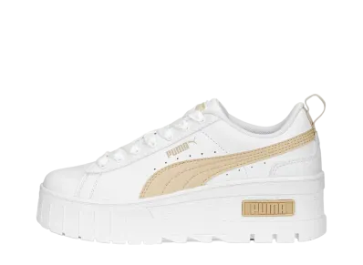 Puma Women's Mayze Wedge "Puma White/Granola"