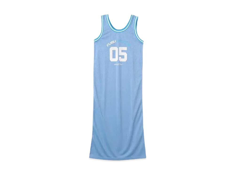 atmos pink x FUBU Mesh Long One-piece "Sax"