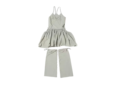 atmos pink Dress With Leg Warmers "Khaki"