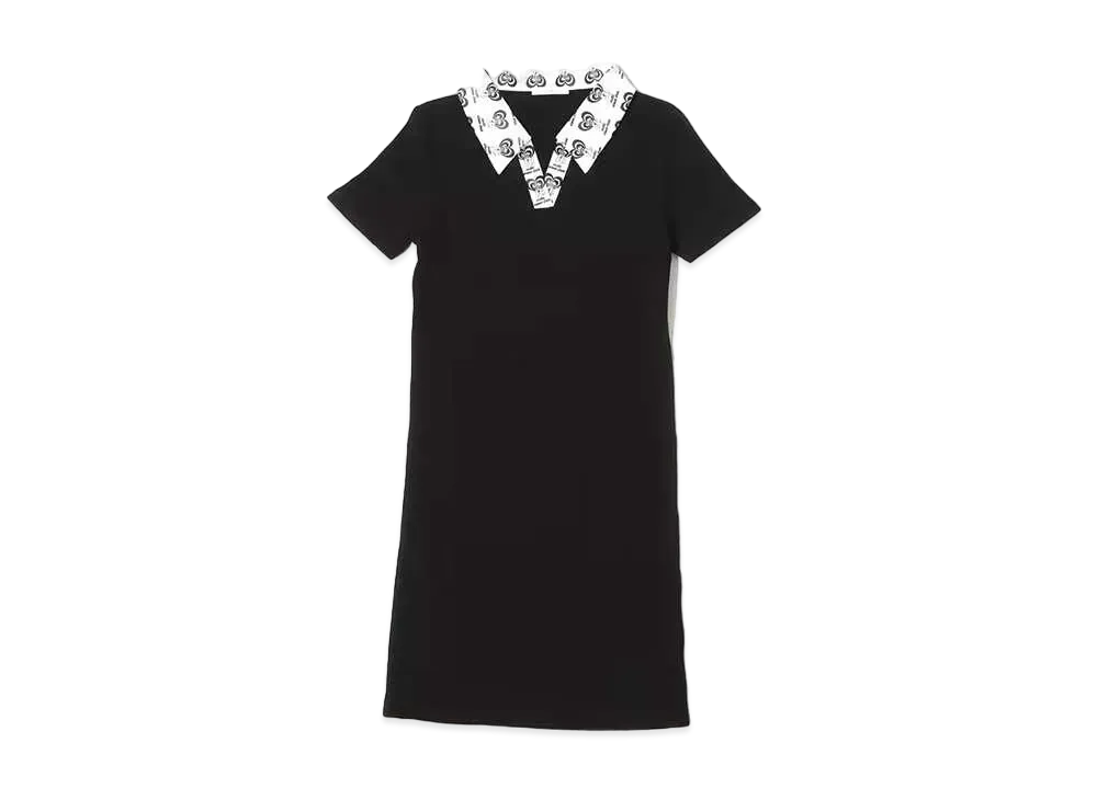 atmos pink x eicHi! HOnOKA Tight Dress With Collar "Black"