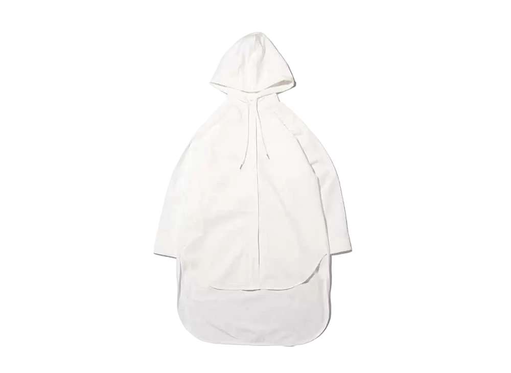 atmos pink Hooded Shirt Dress "White/White"
