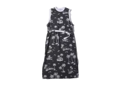 atmos pink Safari Pattern Dress "Black"