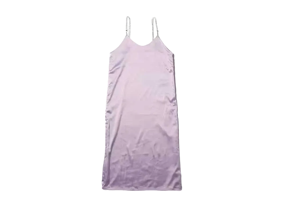 atmos pink Lame Chain Camisole Dress "Pink"