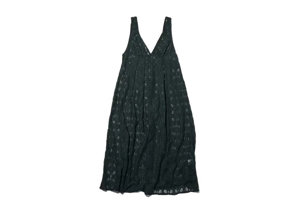 atmos pink Lace Maxi Dress "Green"