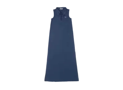 atmos pink Lace-Up Polo Dress "Navy"