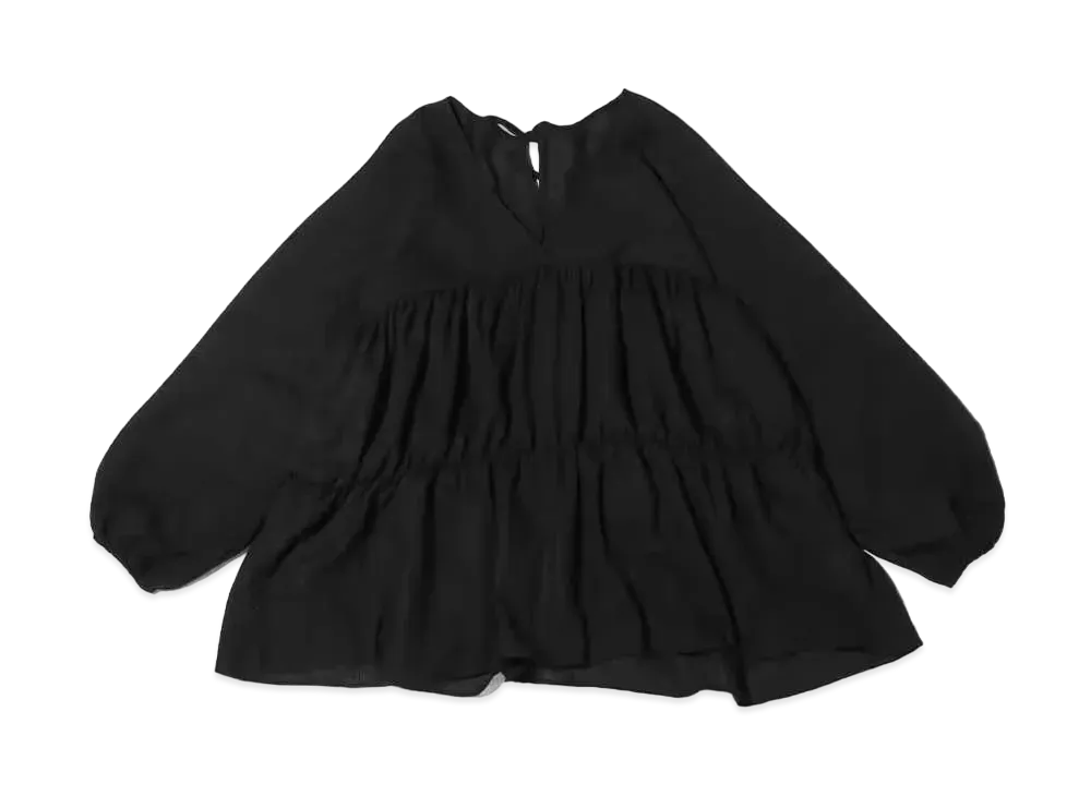 atmos pink V-Neck Mini-Length Dress "Black"