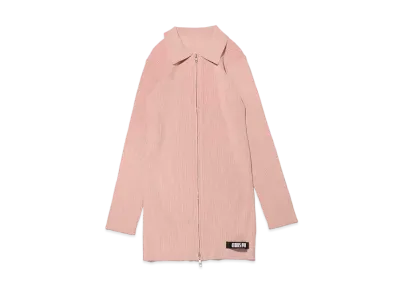 atmos pink ZIP Bicolor Rib Knit "Beige"