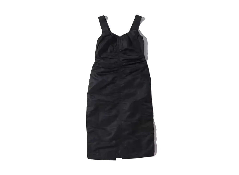 atmos pink Nylon Front Drawer Dress "Black"