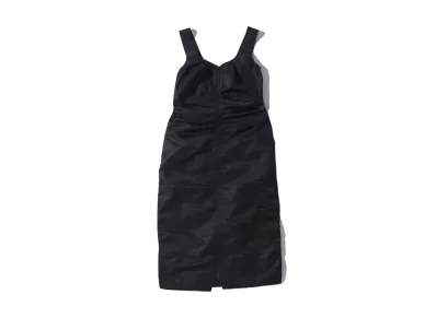 atmos pink Nylon Front Drawer Dress "Black"