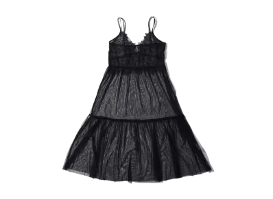 atmos pink Lace Dress "Black"