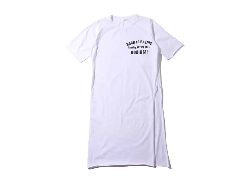 atmos pink T-Shirt Long Dress "White"