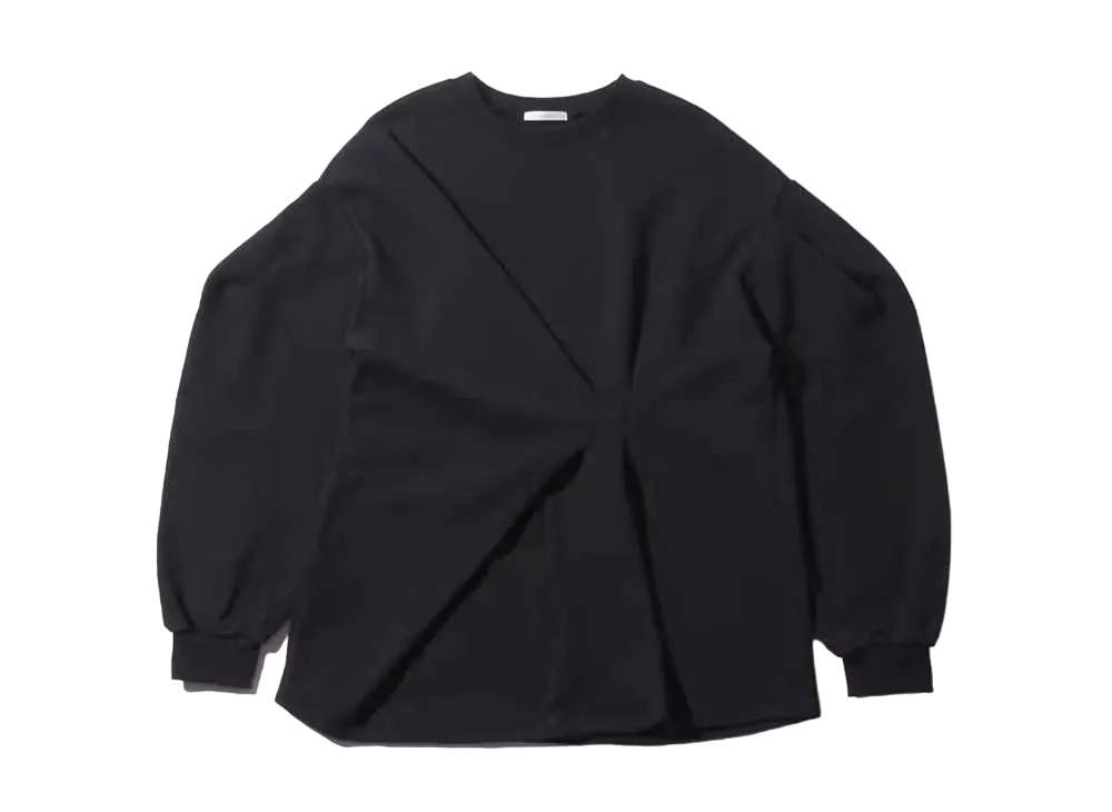 atmos pink Front Draw Sweatshirt Dress "Black"