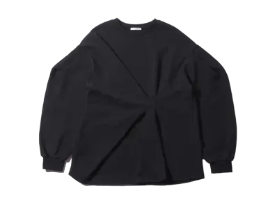 atmos pink Front Draw Sweatshirt Dress "Black"