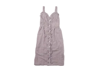 atmos pink Gingham Check Ruffle Cami Dress "Pink"