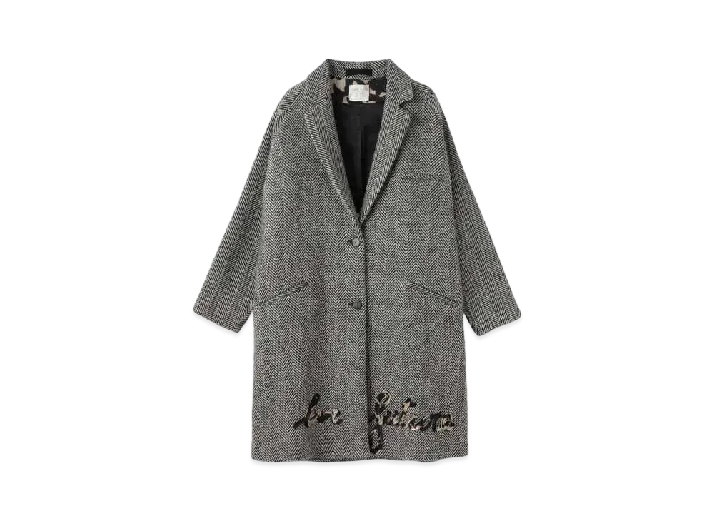 Ron Herman 15th Anniversary Forte Forte In Love with Future Wool Coat "Gray"
