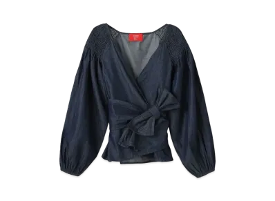Ron Herman 15th Anniversary Merlette Sant Joseph Blouse "Indigo"