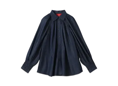 Ron Herman 15th Anniversary Merlette Tiana Shirt "Indigo"