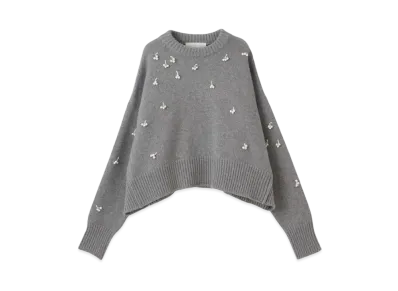 Ron Herman 15th Anniversary Nackiye Avalanche Jumper with Cintamani Motif Knit Pullover "Gray"