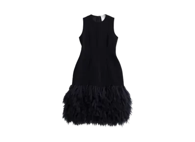 Ron Herman 15th Anniversary STELLA McCARTNEY Feather Dress "Black"
