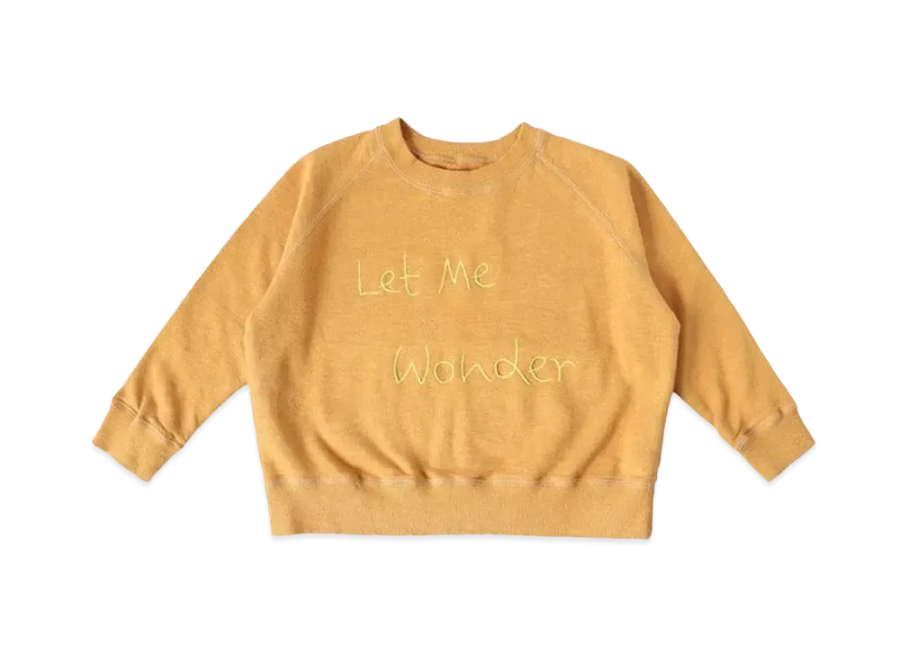 Ron Herman 15th Anniversary RH Vintage Let Me Wonder Sweat Shirt "Brown"