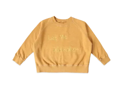 Ron Herman 15th Anniversary RH Vintage Let Me Wonder Sweat Shirt "Brown"