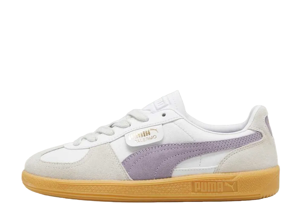 Puma Palermo Leather "Puma White/Pale Plum/Gum"