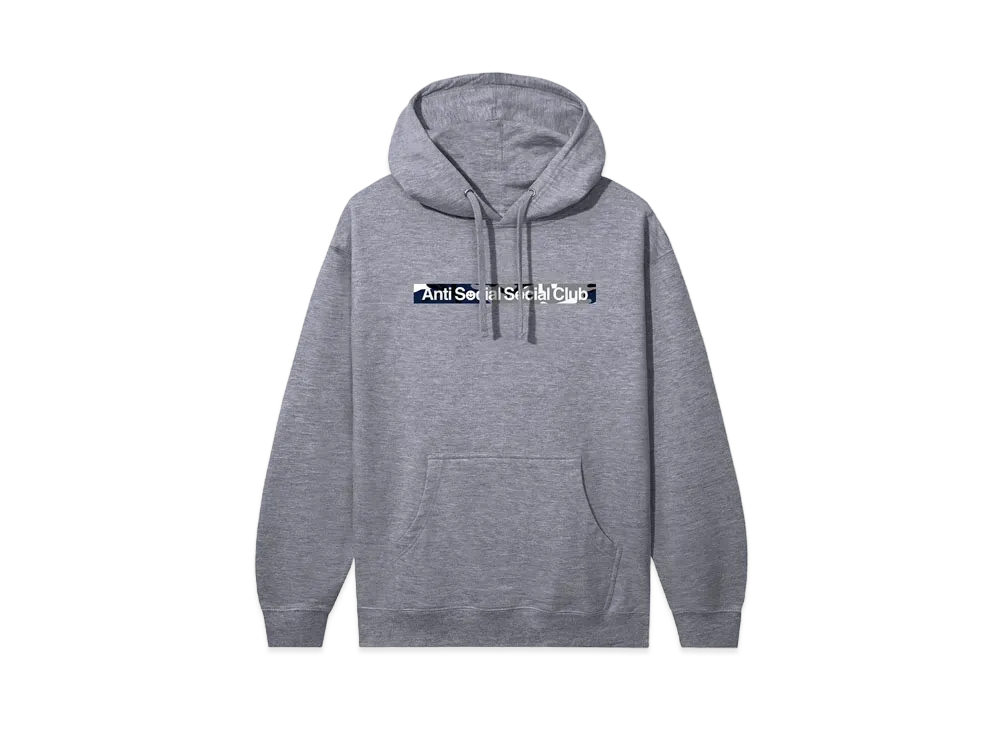 ANTI SOCIAL SOCIAL CLUB Pay No Attention Hoodie "Gunmetal Heather"