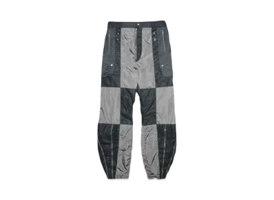 IZZY DU CHECK PANTS "BLACK/ARMY GREEN"