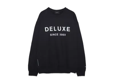 DELUXE DELUXE LOGO CREW "BLACK"