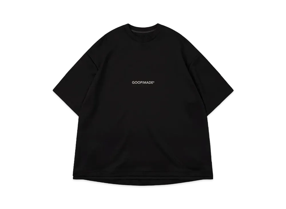 GOOPiMADE Oversized Logo Tee "SHADOW"