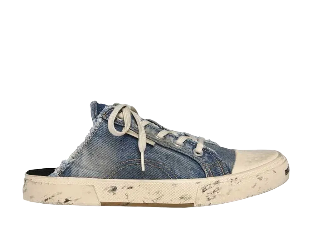 バレンシアガ パリス ミュール "ブルー"