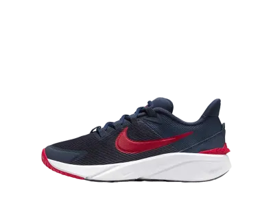 Nike GS Star Runner 4 "Thunder Blue/Black/White/Gym Red"