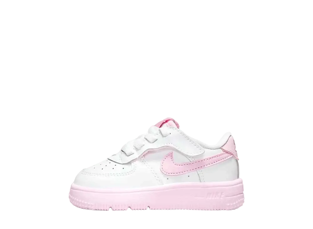 Nike TD Force 1 Low EasyOn "White/Elemental Pink/Medium Soft Pink/Pink Foam"