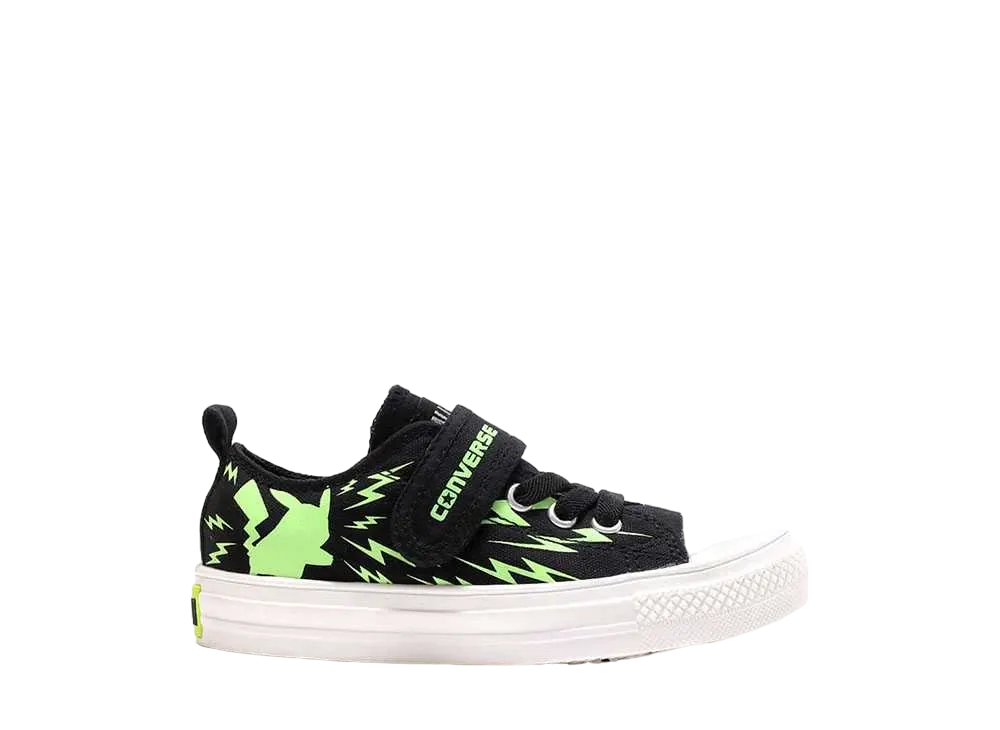 Converse PS Child All Star Light Pokemon V-1 OX "Black"