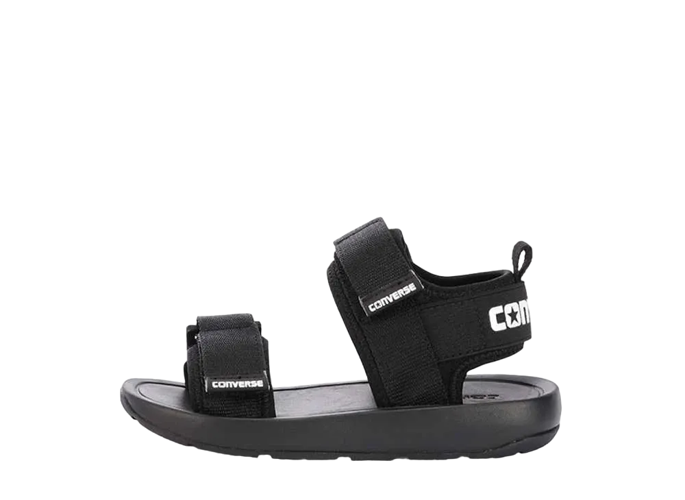 コンバース PS ロゴストラップ サンダル "ブラック" (キッズ)