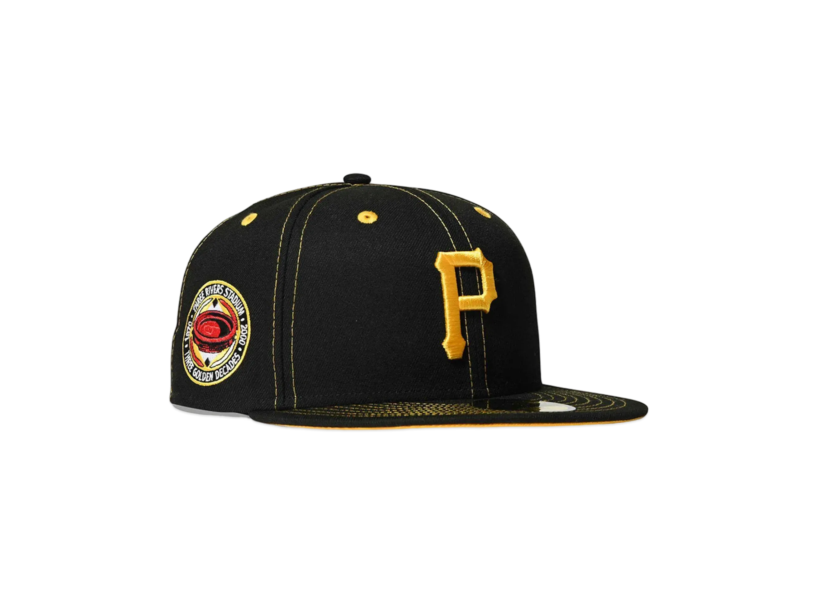 NEW ERA x HOME GAME 'STICH PACK' Pittsburgh Pirates 59Fifty CO Three River Stadium "Black"