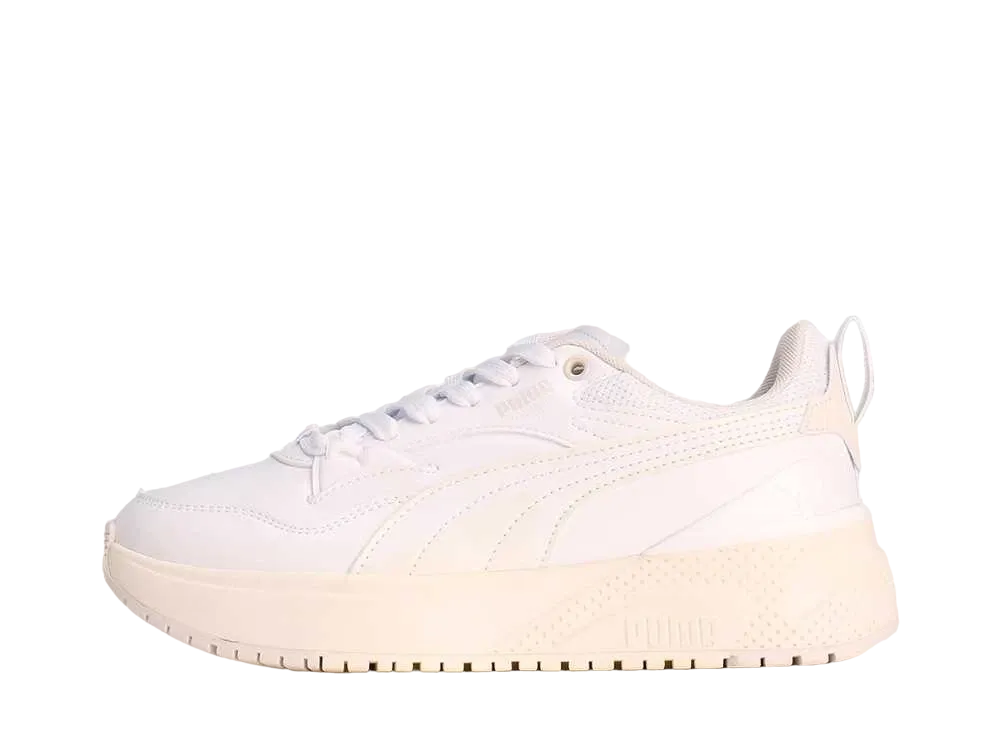 プーマ ウィメンズ R78 ディスラプト "プーマホワイト/ウォームホワイト/フェザーグレー"