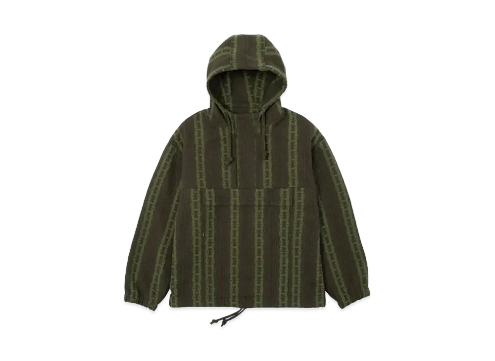 HUF Fall 24 Towner Anorak Jacket "Hunter Green"