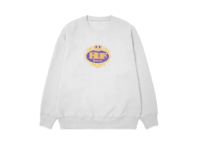 HUF Fall 24 Especial Inside Out Crew "Ash Gray"