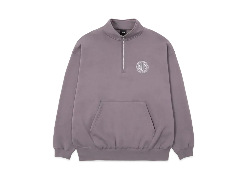 HUF Regional Half Zip Fleece "Light Plum"