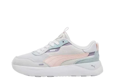 Puma Women's Runtamed Platform "Silver Mist/Island Pink/Feather Gray/Frosted Dew"