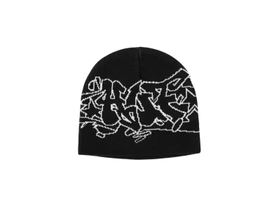 HUF Fall 24 Outlines Skull Beanie "Black"