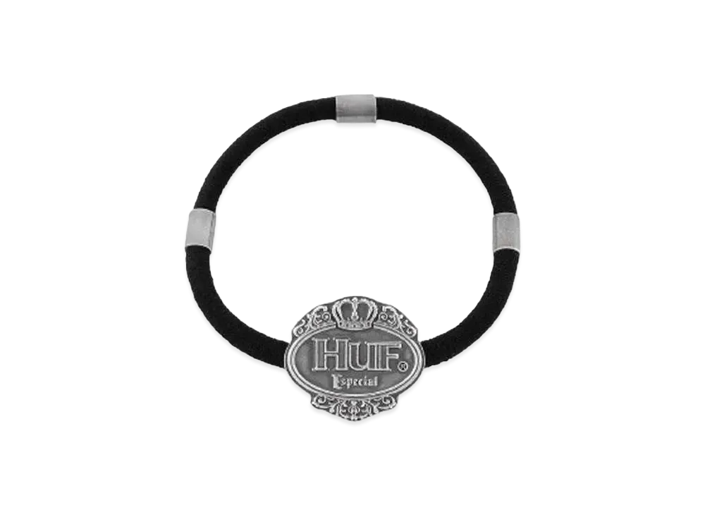 HUF Fall 24 Especial Hair Tie "Silver"