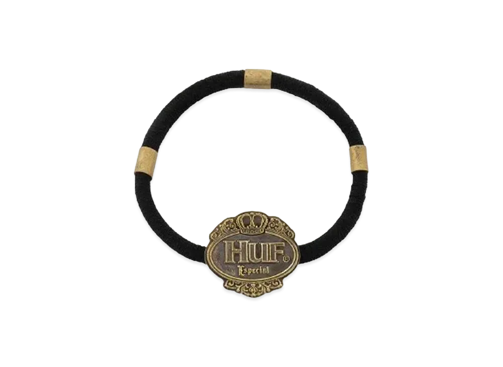 HUF Fall 24 Especial Hair Tie "Gold"