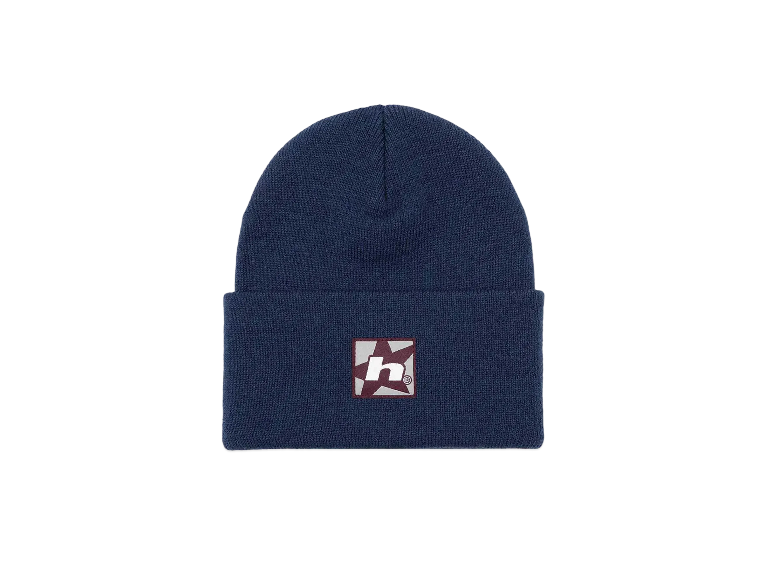 HUF Fall 24 Star Box Logo Beanie "Navy"
