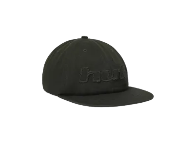 HUF Fall 24 Distressed Logo 5 Panel Hat "Hunter Green"